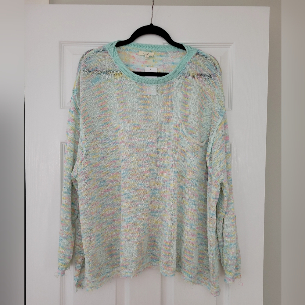 Easel Pastel Knit Sweater